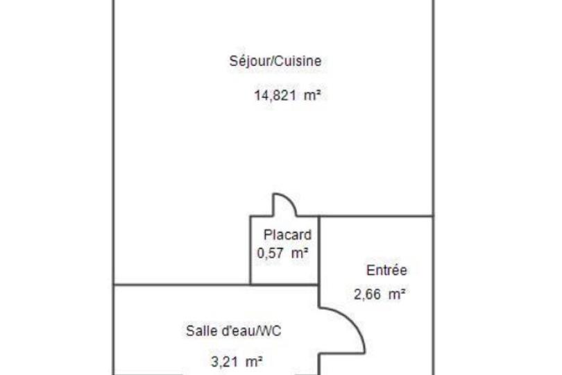 Photo n°6 - Louer un appartement studio<br/> de 21 m² à Nantes (44000)