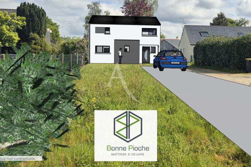 Photo n°2 - Acheter un terrain<br/> de 556 m² à La Chapelle Sur Erdre (44240)