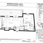 Photo n°1 - Louer un appartement 3 pièces<br/> de 59 m² à Nantes (44100)